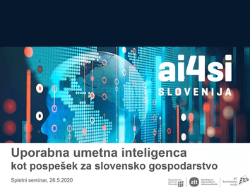 e-Seminar : Uporabna umetna inteligenca kot pospešek za slovensko gospodarstvo