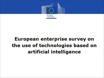European enterprise survey on the use of technologies based on artificial intelligence